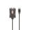 Cabo UNITEK Y-1105K DB-9 Macho 1,5 m Preto RoHS
