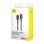 Cavo USB-C Baseus Unbreakable 1m Nero 100W Trasferimento 0.48Gbit/s