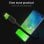 Cable Green Cell KABGC13 USB A a USB C 2 m con iluminación led verde