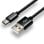 Cable USB Everactive CBB-1CB 1 m USB A a USB C Nylon Negro