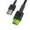 Cable USB Green Cell KABGC06 1,2 m USB A a USB C Iluminado Negro