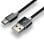 Cable USB A Everactive CBS-1CB 1 m Carga Rápida Silicona Negro