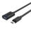 Cable UNITEK Y-C476BK USB C a USB A 0,2 m 5 Gbit/s Negro