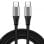 Cable USB C iBox IKUTC2B 2 m Trenzado Entrega Potencia 60 W