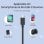 Cable USB UNITEK C14103BK-2M 2m USB-A a USB-C USB 3.2 Negro