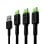 Cable Green Cell KABGCSET03 USB A a USB C 2 m 0,48 Gbit/s Negro