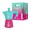 Caffettiera Moka Italiana Bialetti 0005393 6 Tazze Alluminio Blu Rosa Termoplastica