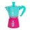 Espressokocher Bialetti 0005393 Moka Express 6 Tassen Aluminium Blau Rosa