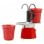 Caffettiera Moka Bialetti Mini Express 0,09 L 2 tazze Alluminio Rossa