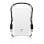 Caja de disco duro Silicon Power Armor A30 2.5 pulgadas Plástico y Goma Blanca USB 3.2 Gen1