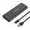 Caja SSD Externa Qoltec 50311 M.2 SATA USB Type-C Negro Compacta