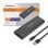 Caja SSD Externa Qoltec 50311 M.2 SATA USB Type-C Negro Compacta