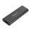 Caja SSD Externa Qoltec 50311 M.2 SATA USB Type-C Negro Compacta