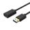 Cabo USB UNITEK Y-C456GBK 0,5 m Type-A Macho-Fêmea Dourado Preto