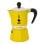 Caffettiera Moka Bialetti Rainbow 6 tazze alluminio manico termoplastico nero giallo