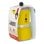 Caffettiera Moka Bialetti Rainbow 6 tazze alluminio manico termoplastico nero giallo