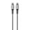Câble USB C Havit 6939119077549 1 m Noir Argent Blanc Power Delivery 60 W