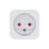 Prise intelligente Savio AS-01 Wi-Fi Commande vocale et Statistiques de consommation