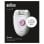 Depiladora Braun Silk-épil 1 1-000 20 Pinzas SoftLift Rosa Blanco AC