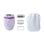 Epilierer Philips Satinelle Essential Compact Kabel Opti-Light Massager Prün Violett