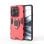 Funda para móvil Max Power Digital Magnética Anel Silicone Policarbonato Vermelha com Suporte para Xiaomi Redmi Note 14 5G