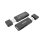 Lettore di schede UNITEK Y-9327A USB 3.2 Gen 1 Nero 2 Slot