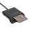 Lector de tarjetas Qoltec 50642 USB 2.0 Negro con indicadores LED