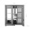 Boîtier Gaming Mars Gaming MC-LCDX Blanc Écran IPS 9.16" ATX Double chambre Mesh