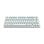 Teclado mecânico Dark Project Terra Nova Layout ANSI RGB branco compacto