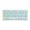 Teclado mecânico Dark Project Terra Nova Layout ANSI RGB branco compacto