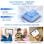 Tablet TABWEE T80 10.1" 128GB Wifi 6000mAh Android 15 Gris