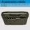 Funda portátil HP Modular 15,6" verde/gris impermeable asas y correa
