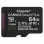 Carte microSD Kingston SDCS3/64GBSP 64GB UHS-I A1 V10 résistant