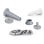 Hachoir à viande Bosch MFW2520W 1500 W Acier inoxydable Blanc 2 grilles