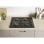 Plaque de cuisson Candy CHW6LBB 4 foyers gaz 60 cm inox intégrée noire