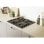 Plaque de cuisson Candy CHW6LBB 4 foyers gaz 60 cm inox intégrée noire