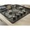 Plaque de cuisson Candy CHW6LBB 4 foyers gaz 60 cm inox intégrée noire