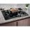 Placa a Gás Electrolux KGG75362K Integrada 74 cm 5 Zonas Preto