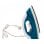 Ferro de viagem Esperanza TRAVEL IRON SMOOTHER 1200W azul branco soleplate antiaderente