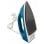Ferro de viagem Esperanza TRAVEL IRON SMOOTHER 1200W azul branco soleplate antiaderente