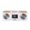 Internetradio Blaupunkt IR50DAB DAB+ FM 20 W Bluetooth Holz/Weiß TFT