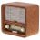 Radio Personal Camry CR 1188 Analógica AM FM 10 W Madera Bluetooth USB AC
