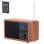 Radio portable Adler AD 1184 numérique DAB+ AM FM Bluetooth 15 W bois