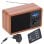 Radio portable Adler AD 1184 numérique DAB+ AM FM Bluetooth 15 W bois