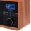 Radio portable Adler AD 1184 numérique DAB+ AM FM Bluetooth 15 W bois