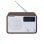 Radio portatile Blaupunkt PP7BT Bluetooth FM Legno/bianco 4 W USB Aux