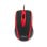Ratón Havit 6950676221787 Cableado 1000 DPI Negro Rojo Compacto 3 Botones