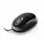 Mouse Titanium XM102K USB 1000DPI Nero Trasparente Ambidestro Cavo
