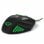 Mouse Esperanza EGM201G USB 2400 DPI Nero Verde Illuminazione 7 Tasti Gaming