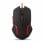 Mouse Esperanza EGM205R USB 2400DPI Nero Rosso 6 Pulsanti Cavo Trecciato LED